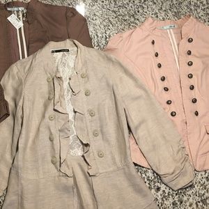 Lot of 3 Maurice's Blazers Jackets Medium Large